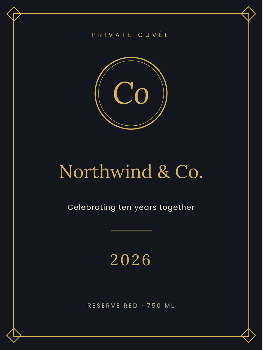 Black Tie label design